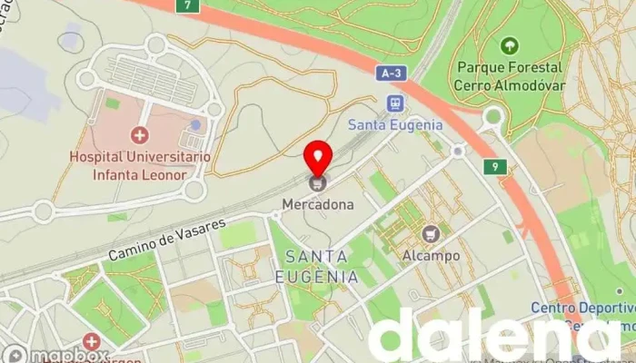 mapa de Mercadona Supermercado en Madrid
