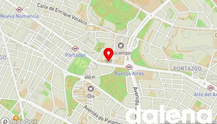 mapa de Mercadona Supermercado en Madrid