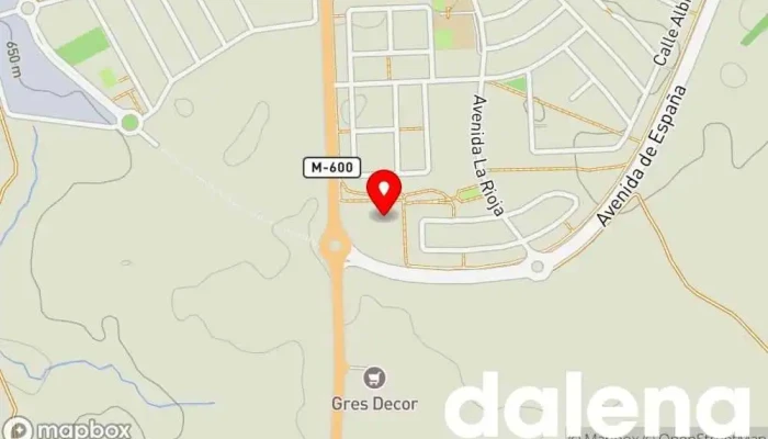 mapa de Mercadona Supermercado en Villanueva de la Cañada