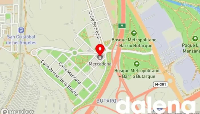 mapa de Mercadona Supermercado en Madrid