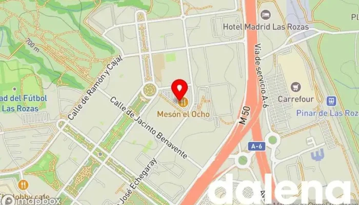 mapa de Mercadona Supermercado en Las Rozas de Madrid