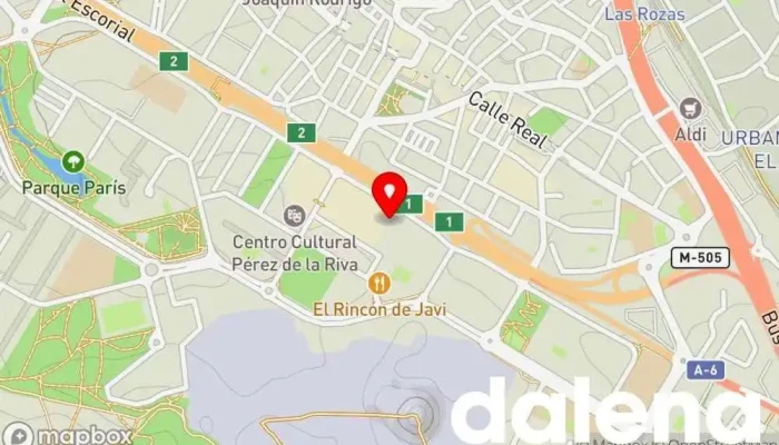 mapa de Mercadona Supermercado en Las Rozas de Madrid