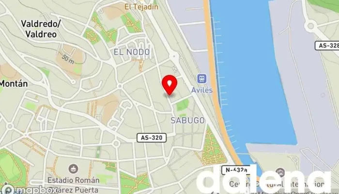 mapa de Mercadona Supermercado en Avilés