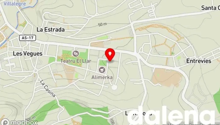 mapa de Mercadona Supermercado en Asturias