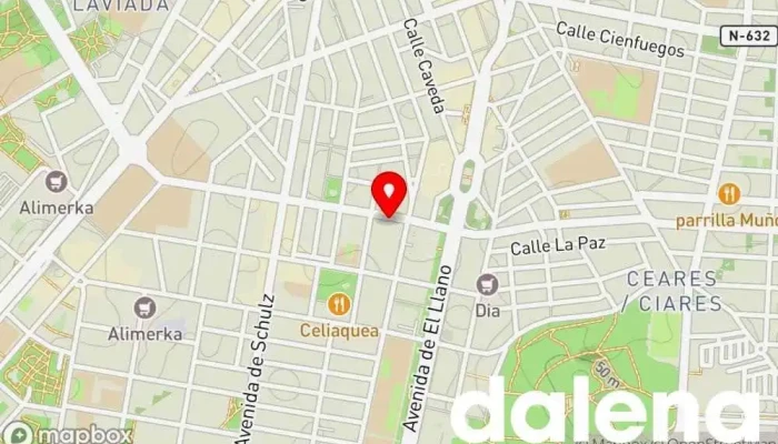mapa de Mercadona Supermercado en Gijón