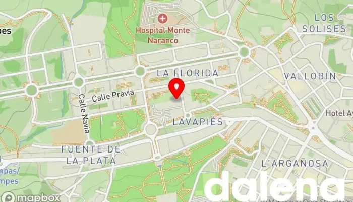 mapa de Mercadona Supermercado en Oviedo