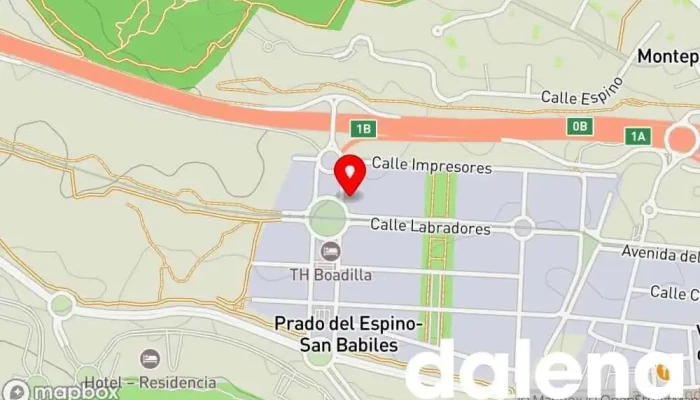 mapa de Mercadona Online - Colmena Tienda general en Boadilla del Monte
