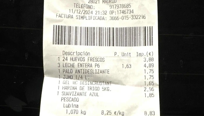 Mercadona -  Telefono - Madrid