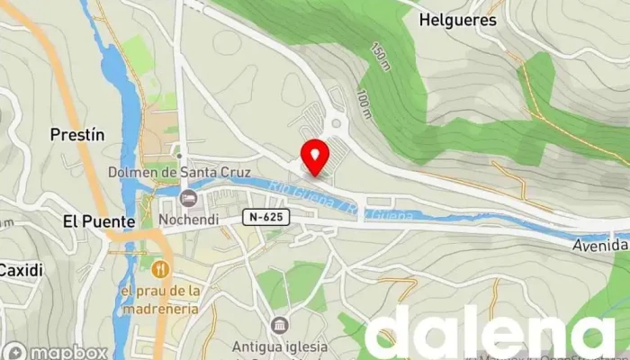 mapa de Mercáu Astur Tienda de alimentación en Cangas de Onís
