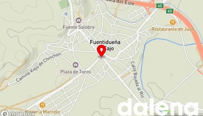 mapa de Mesón Plaza Bar en Fuentidueña de Tajo