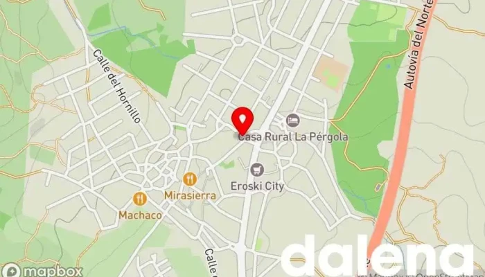 mapa de Mifruta Tienda de alimentación en La Cabrera