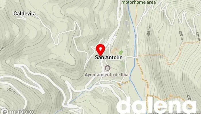 mapa de Milar Tienda de electrodomésticos en San Antolin de Ibias