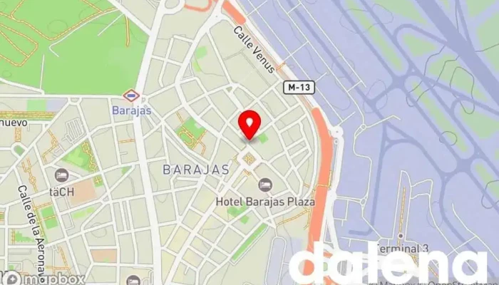 mapa de Mini mercado Tienda de alimentación en Madrid