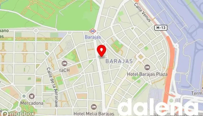mapa de Mini supermercado Tienda de alimentación en Madrid