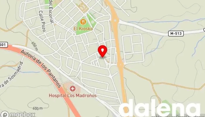 mapa de MINI SUPERMERCADO Tienda de alimentación en Brunete