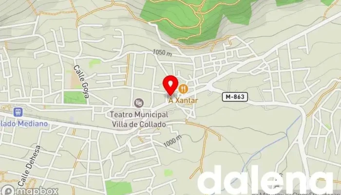 mapa de Mini supermercado Tienda de alimentación, Tienda de golosinas, Restaurante de comida para llevar en Collado Mediano