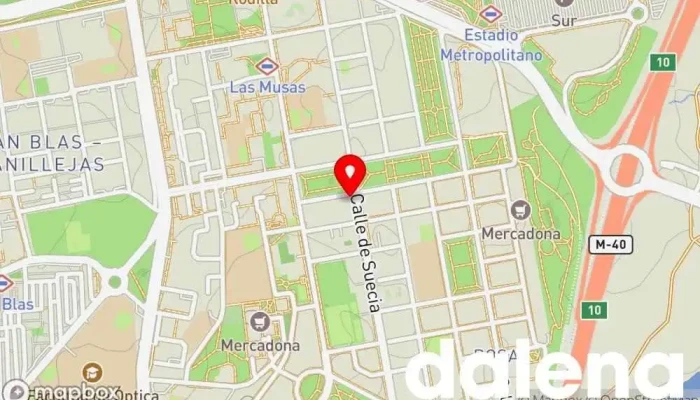 mapa de Mini Supermercado Tienda de alimentación en Madrid