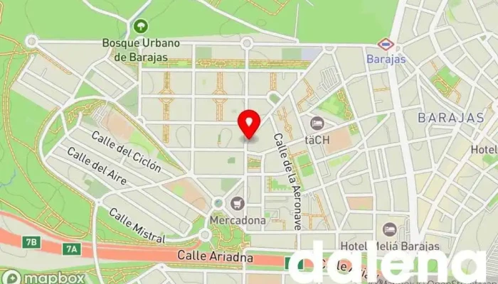 mapa de Mini supermercado Wang Supermercado en Madrid
