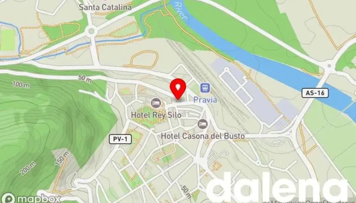 mapa de minymas tiendas Supermercado en Pravia