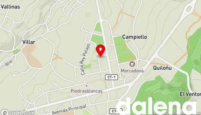 mapa de minymas tiendas Supermercado en Piedras Blancas