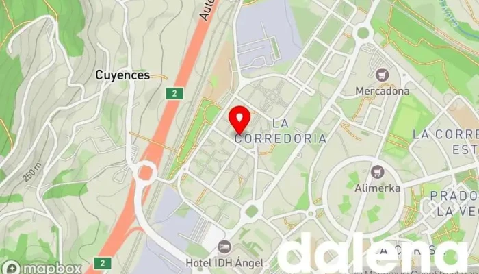 mapa de minymas tiendas Supermercado en Oviedo