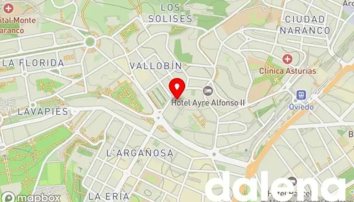 mapa de minymas tiendas Supermercado en Oviedo