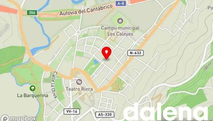mapa de minymas tiendas Supermercado en Villaviciosa