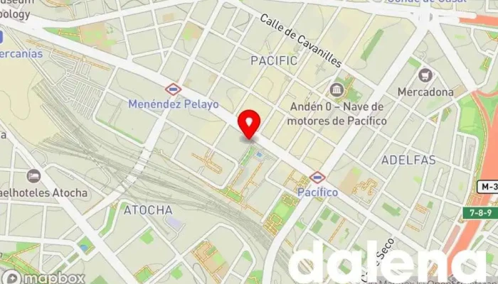 mapa de Monte Pinos Selección Supermercado, Panadería, Cafetería, Restaurante en Madrid