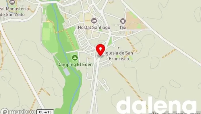 mapa de Morcillas Carrión Tienda de alimentación en Carrión de los Condes