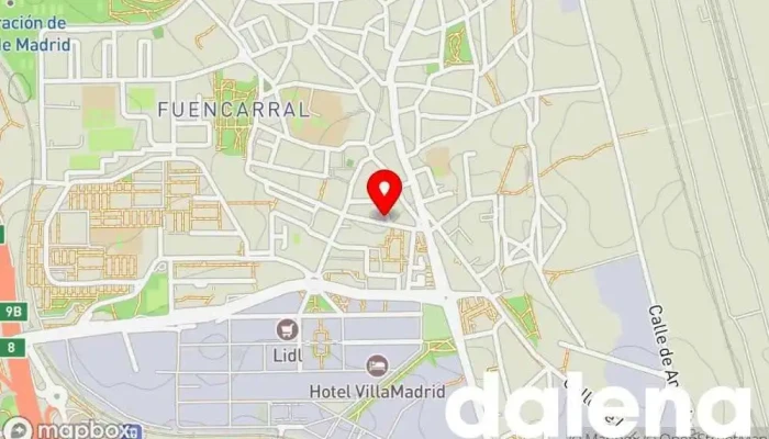mapa de Multi Asia Tienda general en Madrid