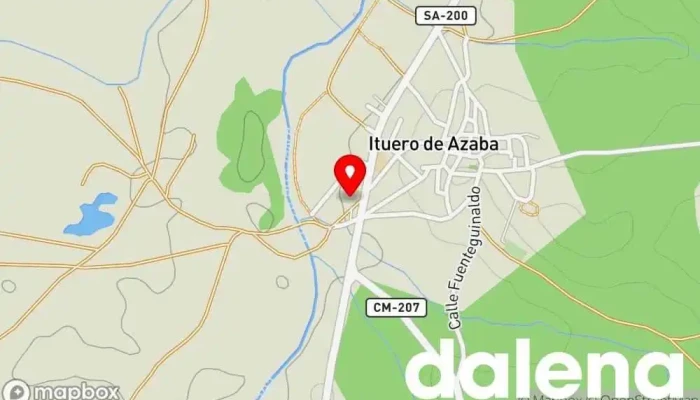 mapa de NIGASA Comercio en Ituero de Azaba