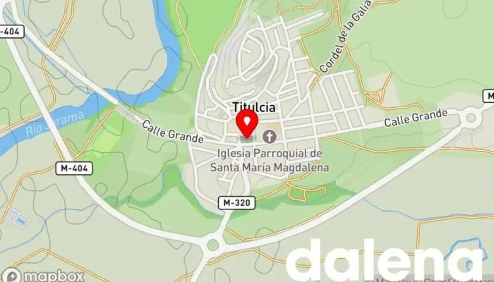 mapa de Panaderia Castillo Panadería en Titulcia