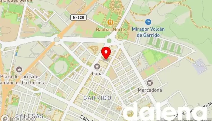 mapa de Pastelería Jibe Pastelería en Salamanca