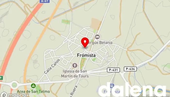 mapa de Pichite Carnicería en Frómista