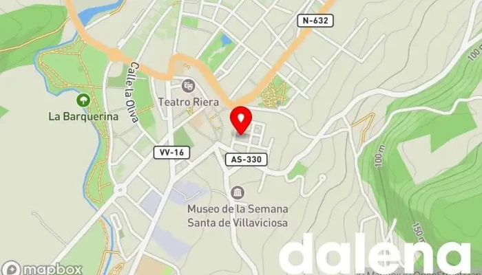 mapa de Plaza de Abastos Mercado en Villaviciosa