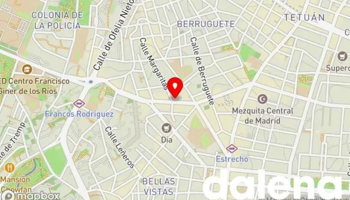 mapa de PrimaPrix Francos Rodríguez Supermercado, Tienda de alimentación, Tienda de descuento, Supermercado de descuentos, Tienda general, Hipermercado, Mercado, Outlet, Comercio en Madrid