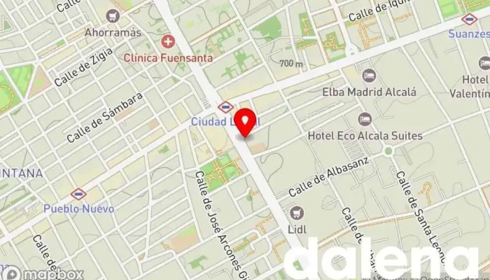mapa de PrimaPrix Garcia Noblejas Supermercado, Tienda de alimentación, Tienda de descuento, Supermercado de descuentos, Tienda general, Hipermercado, Mercado, Outlet, Comercio en Madrid