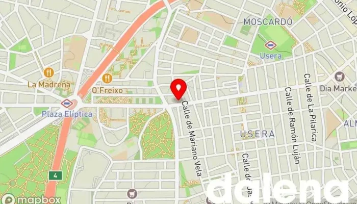 mapa de PrimaPrix Usera Supermercado, Tienda de descuento, Supermercado de descuentos, Tienda general, Tienda de alimentación, Hipermercado, Mercado, Outlet, Comercio en Madrid