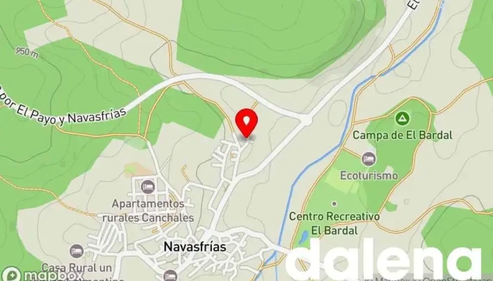 mapa de Productos Silvestres El Bardal Oficinas de empresa en Navasfrías