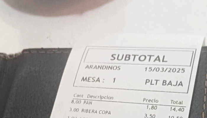 Restaurante Arandinos Collaspino -  Horario - Gascones