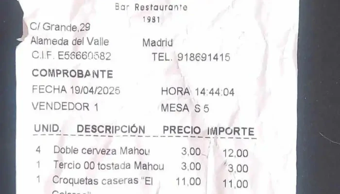 Restaurante El Colorao -  Mas Recientes - Alameda del Valle