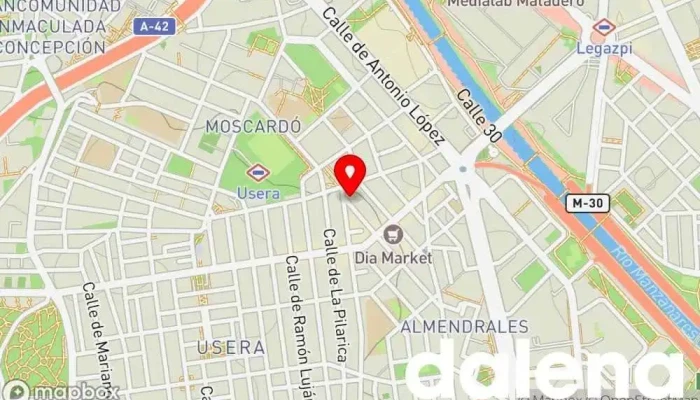 mapa de RG MINI MARKET Supermercado en Madrid