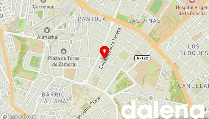 mapa de Ricote Supermercado Supermercado en Zamora