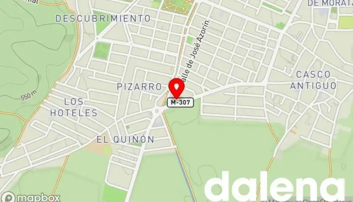 mapa de Rsc Call Center Supermercado en San Martín de la Vega