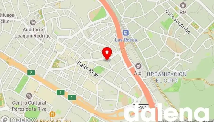 mapa de Ruihao Hiperbazar Supermercado Supermercado, Comercio en Las Rozas de Madrid
