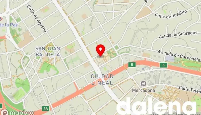 mapa de Sánchez Romero Arturo Soria Plaza Supermercado en Madrid