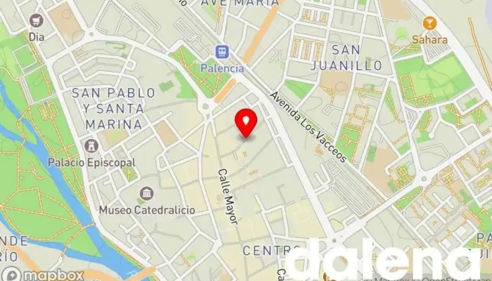 mapa de SANTIVERI PALENCIA Tienda de productos orgánicos en Palencia