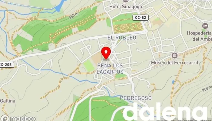 mapa de Sediaco Supermercado en Hervás