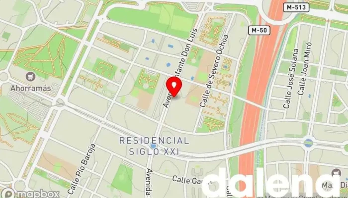 mapa de Seven Days 24 Tienda de alimentación en Boadilla del Monte