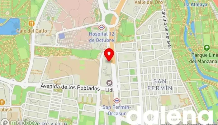 mapa de Shopping Asia Bazar en Madrid